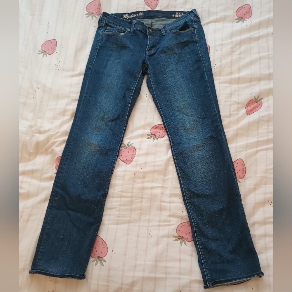 Madewell Rail Straight Jeans